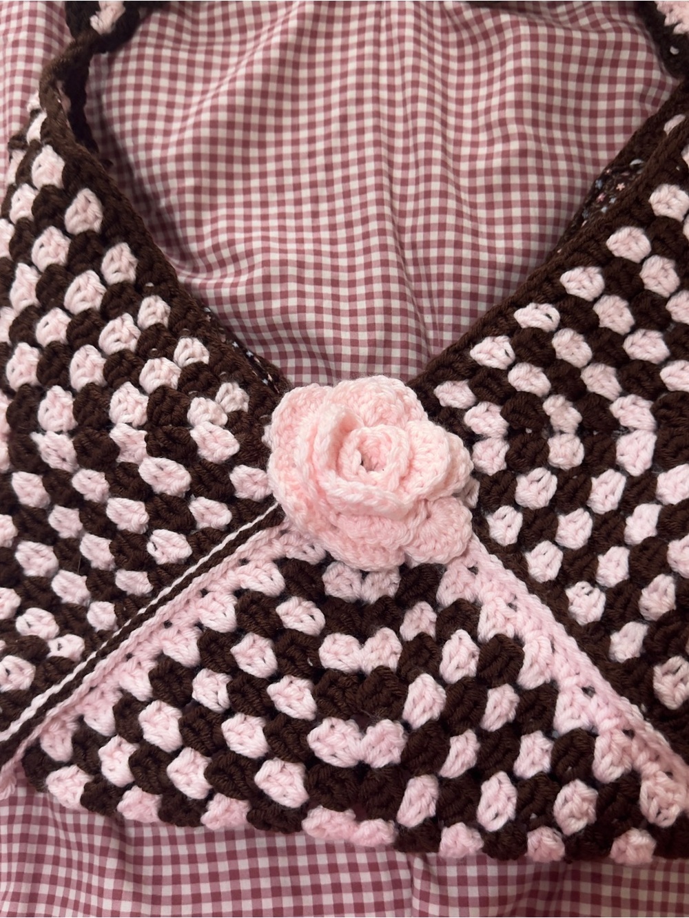 Crocheted Messenger Bag - Picture 8 of 10